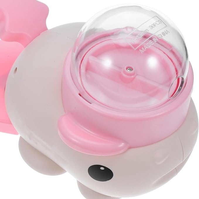 BESPORTBLE Whale Shaped Dog Treat Dispenser Button for Interactive Fun and Automatic Feeding, Abs Material Slow Feeder for Dogs and Pets at Home or Travel