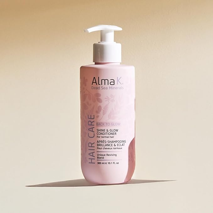 Alma K Shine and Glow Shampoo - Moisturizing Shampoo for Women - Hair Growth Shampoo - Hydrating Shampoo with Argan Oil, Cocoa Butter - 10.1 oz