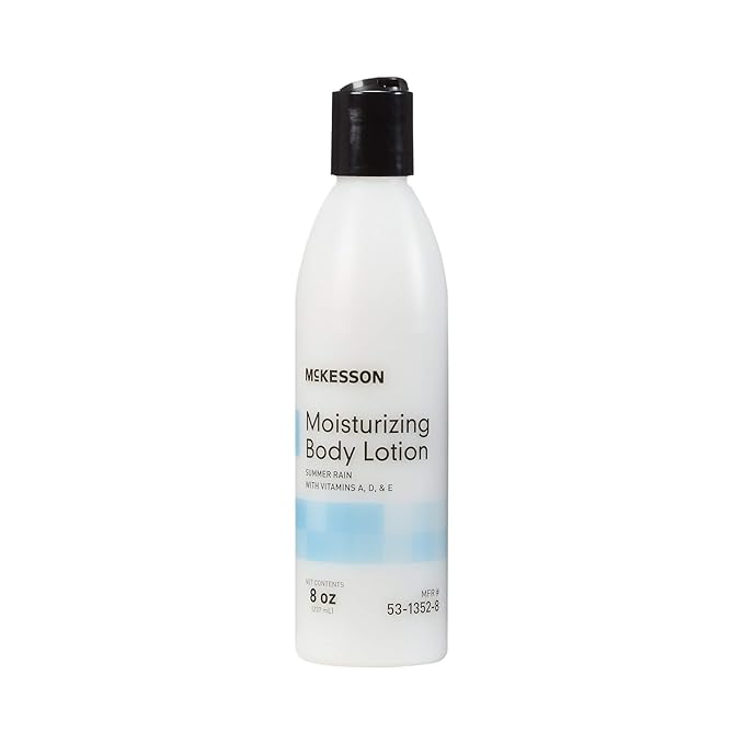 McKesson Moisturizing Body Lotion with Vitamins A, D, E, Summer Rain Scent, 8 oz, 1 Count