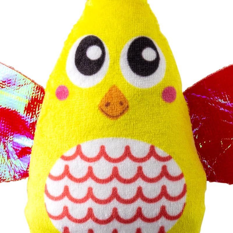KONG Scrattles Chicken Duos – Chicken and Egg - Crinkly, Rattling Cat Toys with Catnip for Active Play