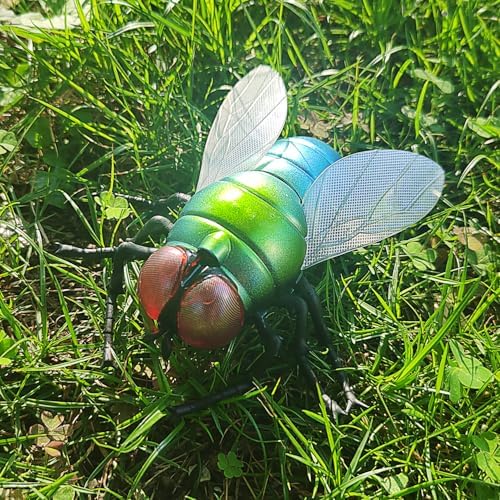 Tipmant Realistic RC Flies Remote Control Insect Animal Vehicle Car Prank Toys Pet Cat Dog Teasing Kid Birthday Gifts