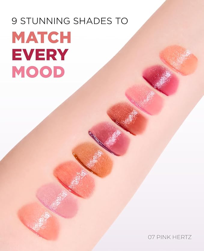 EITHER& Dewy Syrup Tint 07 – Pink Hertz | Vibrant & Fresh Color Lip Tint, All-Day Juicy Glow, Smudge-Proof, Hydrating, Long-Lasting, Non-Sticky Formula (4.3g)