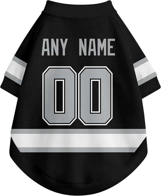 Los Angeles Dog Clothes Personalized Pet T Shirt for Dogs Gift | Custom Name Number Jersey Style Pet Shirt for Dog
