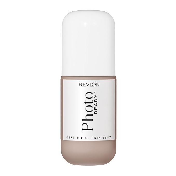 Revlon PhotoReady Lift & Fill Skin Tint, Dewy Foundation with Sheer Buildable Coverage, Lightweight & Hydrating, 160, 1 fl oz
