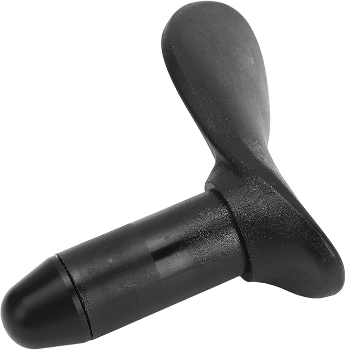 Manual Trigger Point Massage Tool Ergonomic Stress Relief Portable Thumb Massager for Body Deep Tissue Massage Neck Back Legs Rubber Metal Compact Lightweight (Small Round Cone Head)