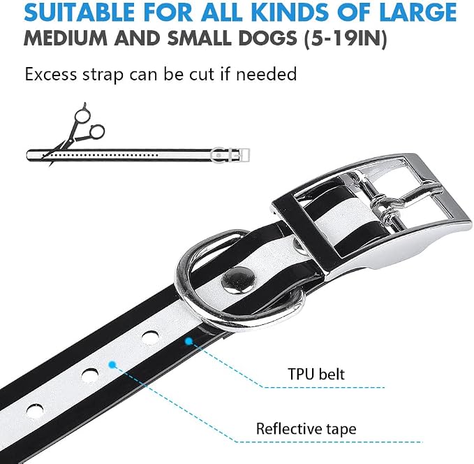 Dog Bark Collar,Rechargeable Smart Barking Collar, Anti Barking Training Collar with Sensitivity Beep Vibration Shock, Bark Shock Collar for Large Medium Small Dogs