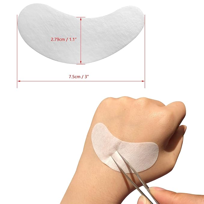 GreenLife 150 Pairs Eye Pads, 100% Naturel Eyelash Extension Under Eye Gel Pads patches kit Collagen with Aloe Vera Hydrogel Eye Patches set for Eyelash Extension Supplies Tools (50 150 300 Pairs)
