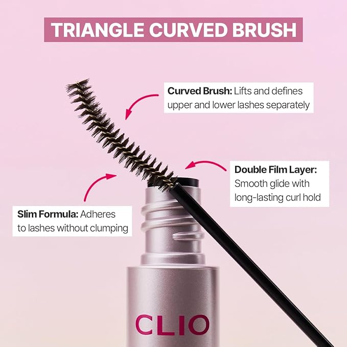 CLIO Kill Lash Superproof Mascara Fine, Waterproof Fixing Mascara, Natural Defining Look, Long-Lasting & Lengthening, Clump & Smudge-Free, for Sensitive Eyes, Korean Makeup Beauty (04 ROSY GREIGE)