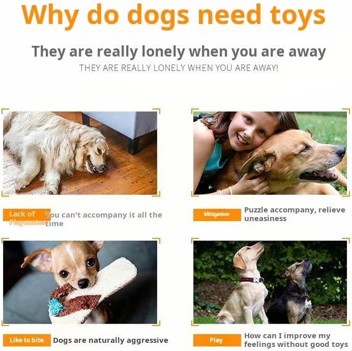 Dog Plush Toy Soft Chew Toy for Dog Cute Durable Dog Toy Stuffed Animal Dog Plush Toy Puppy Pet Mutt Toy Plush Dog Chew Toy Suitable for Large, Medium and Small Dogs Orange Lion