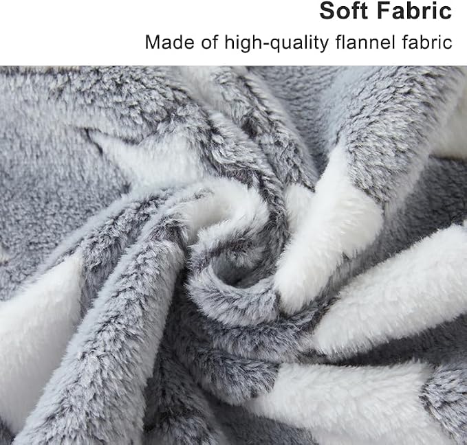 1 Pack 3 Blankets for Dog Puppy Cat (Large 41x31'', Pink, Yellow, Blue) | Super Soft Fluffy Premium Fleece Pet Blanket Flannel Paw Printed Throw