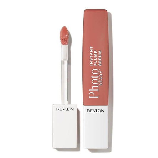 REVLON PhotoReady Instant Plump Serum, Plumping Gloss, Hydrating, Non-Sticky & High Shine Finish, 006 Youth Boost, 0.25 fl oz