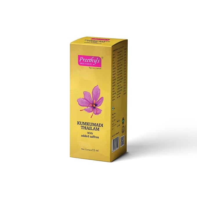 Preethy's Boutique Kumkumadi Thailam 15ml Face Massage Oil