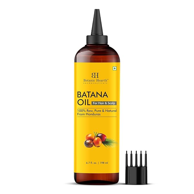 Botanic Hearth Hair Oil for Hair Growth & Hair Treatment Oils | Strengthening Dry, Frizzy, Damaged Hair & Scalp Treatment | Batana Oil – 6.7 Fl Oz