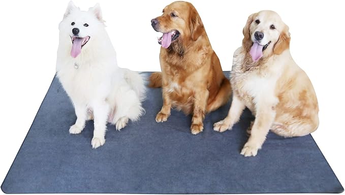 Peepeego Non-Slip Dog Pee Pad 65"x48" Washable,Waterproof for Training, Whelping
