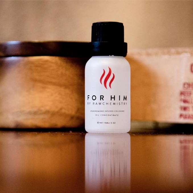 RawChemistry for Him - A Pheromone Infused Cologne - Bold, Extra Strength Formula 15 ml.