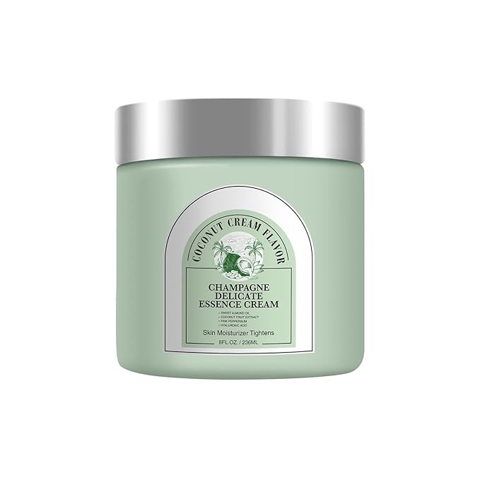 Champagne Lift Body Creme, Lift Firming Hydrating Cream Deep Moisturise Dry Skin Arms & Legs.(Coconut Cream)