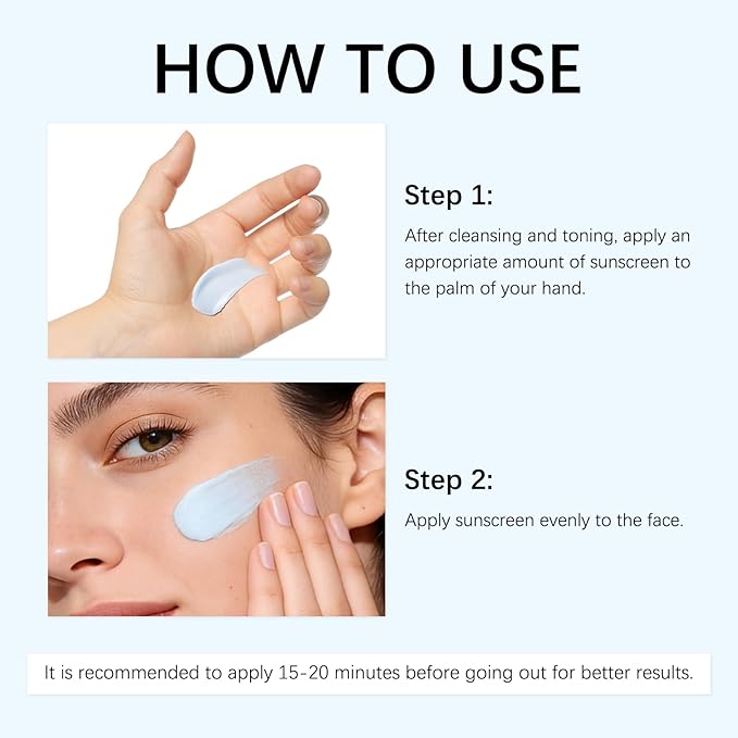 Suncream Stick with Centella SPF50+ PA++++ Moisturizing Sun Stick Waterproof Lightweight UVA UVB Protection Broad Spectrum Sunblock Sticks for Face and Body (1pc)