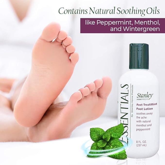 Stanley Home Products Essentials Skin Care Kit - Complete Skincare Set with All-Purpose Cream, Nourishing Milk Bath, Feet TreatMint Foot Lotion and Hand Moisturizer Cream - For Spa & Home