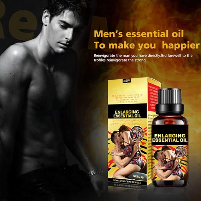 Erotic Massage Essential Oil Private Part Penis Sex Spa for Lover Smooth Pationate (Yellow 30g/1 Fl Oz) (3)