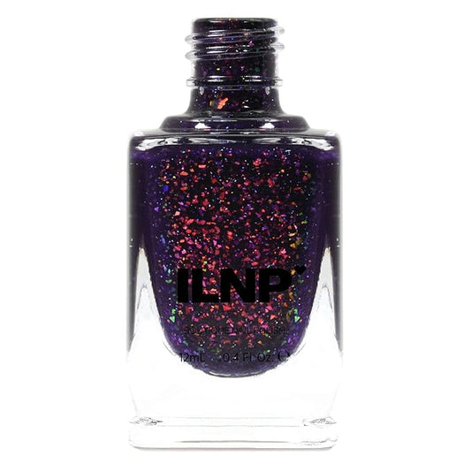ILNP Jinx - Deep Purple Jelly Shimmer Nail Polish