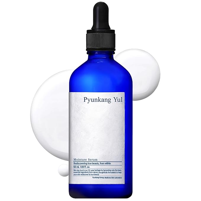 Pyunkang Yul PKY Moisture Serum for Balancing Hydration and oil levels, Nourishes and firms the skin with moisture, Minimal Ingredients, Zero-Irritation, Korean skincare (1.69 Fl.Oz, 50ml)