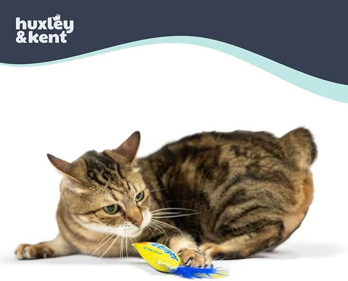 Huxley & Kent Plush Crinkle Catnip Cat Toy, Flufferfinger
