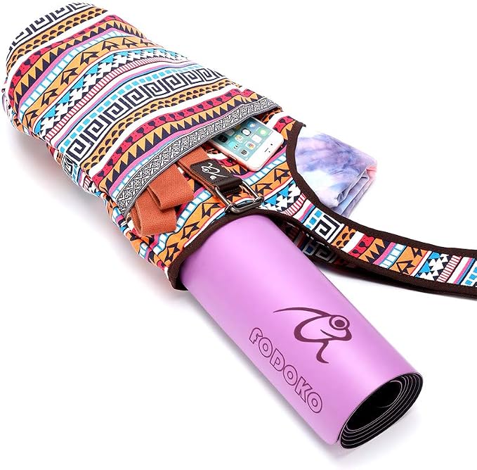 Yoga Mat Bag With Large Size Pocket and Zipper Pocket, Strap Bag, Fit Most Size Mats, Bags and Carriers for Women