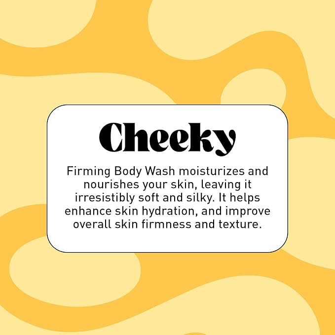NATURE WELL Cheeky Firming & Cleansing Body Wash, Infused With Caffeine, Brazil Nut Oil, & Guarana Extract, Scented With Pistachio, Almond, Coconut, & Salted Caramel, 13 Fl Oz