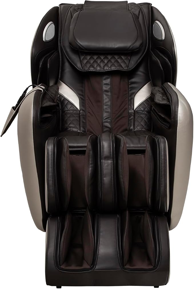 Osaki OS-Atai SL-Track Zero Gravity Full Body Airbag Massage Back and Calf Infrared Heat with Foot Roller Massage (Brown)