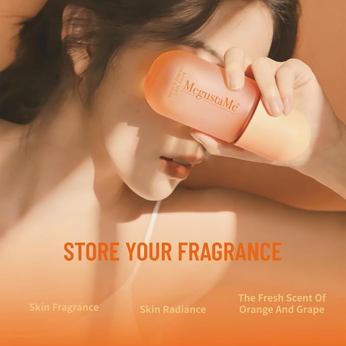 Orange & Grape Body Spray for Women, Long Lasting Citrus Fruits Perfume Mist, Paraben Free Phthalate Free, Lightweight Non-Sticky Gentle Skin Safe Daily Fragrance, Travel Size 3.38 fl oz