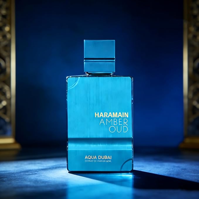 Al Haramain Amber Oud - Aqua Dubai - Cologne for Men and Women - Bergamot, Amber, Musk Fragrances - Long Lasting Perfume for Men and Women - 60ml (2.0 oz)