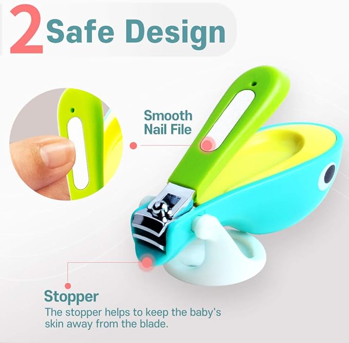 [Made in Korea] ROYAL Baby Whale Nail Clipper with Magnifier SMC-2