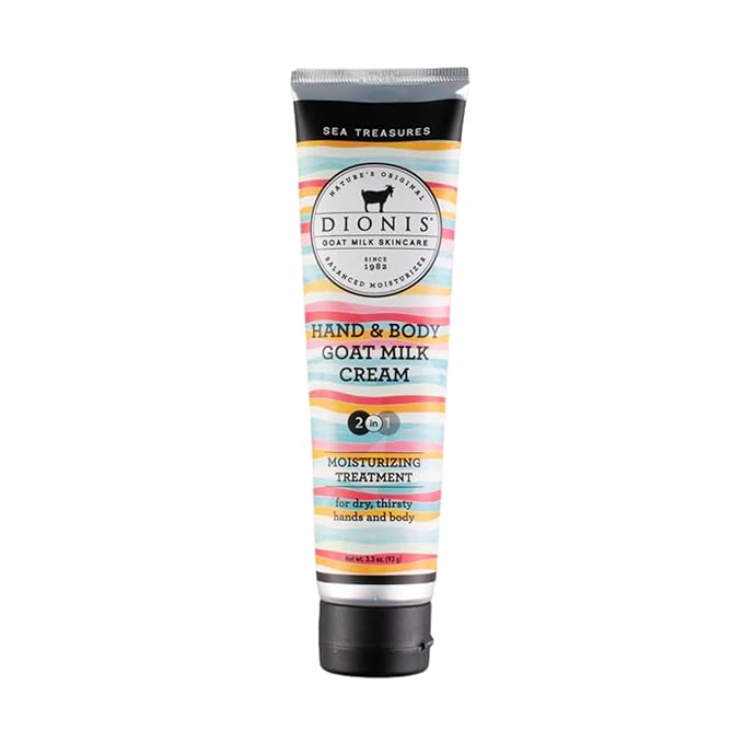 Dionis Goat Milk Hand & Body Cream Sea Treasures 3.3oz (Pack of 1)