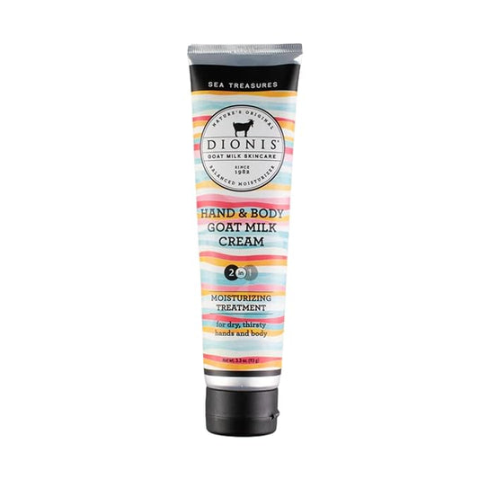 Dionis Goat Milk Hand & Body Cream Sea Treasures 3.3oz (Pack of 1)