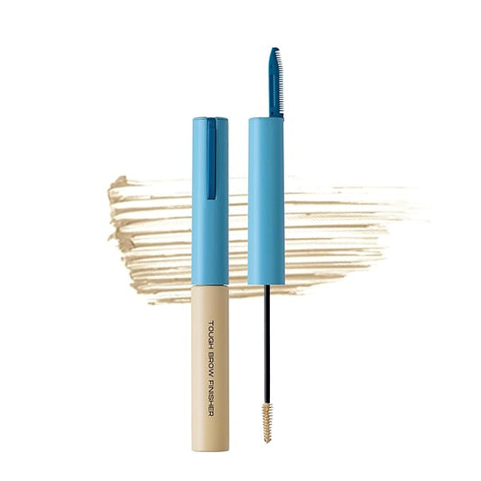 ENTROPY MAKEUP Tough Brow Finisher, 2-In-1 Brow Tint Mascara with Built-In Comb, Skinny Brush, Long-Lasting, Lightweight, Natural Hold and Soft Tint, Butter Cream