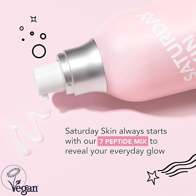 Saturday Skin Wide Awake Brightening Cream Illuminating Eye Cream for Wrinkles, Puffy Eyes+Dark Circles Lightweight, Moisturizing, Deeply Hydrates, Anti Aging Reduce Fine Lines 1.01 Fl Oz (30ml)