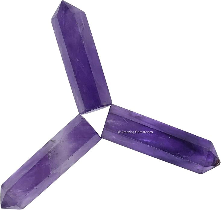 Amazing Gemstone Crystal Points Bulk Healing Crystals & Stones - Premium Single Terminated Healing Wand Point Bulk Crystals for Crafts, Crystal Grid, DIY Work