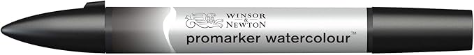 Winsor & Newton ProMarker Watercolor Marker, Ivory Black
