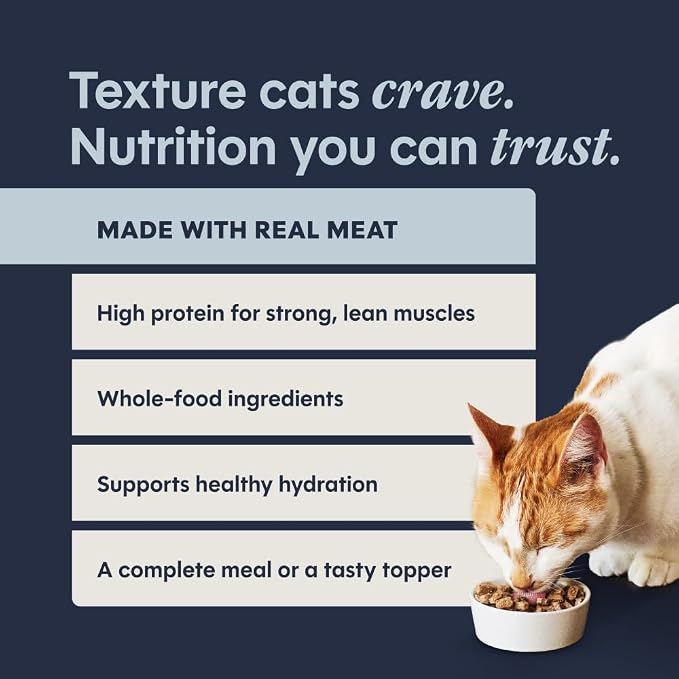 Instinct Flaked Entrees, Wet Canned Cat Food, Variety Pack, 3 oz (12 Count) | Tender flaked cuts in savory gravy, high protein, real meat, whole-food ingredients, grain-free, hydration support