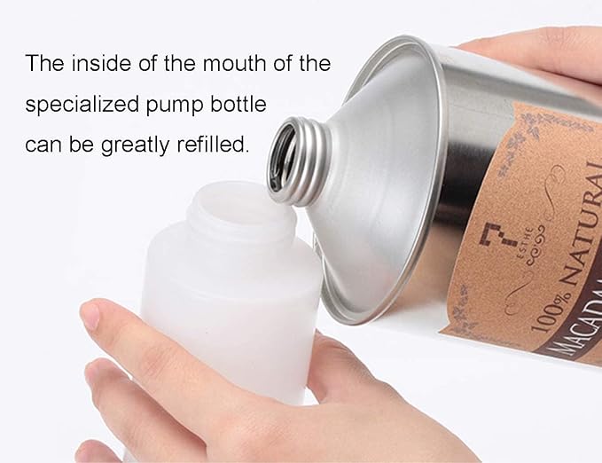 Massage Oil Bottling Plastic 270ML Beauty Salon Use Essential Oil Bottle with Pump Spare Part for Elitzia ETOH843 Oil Warmer Device