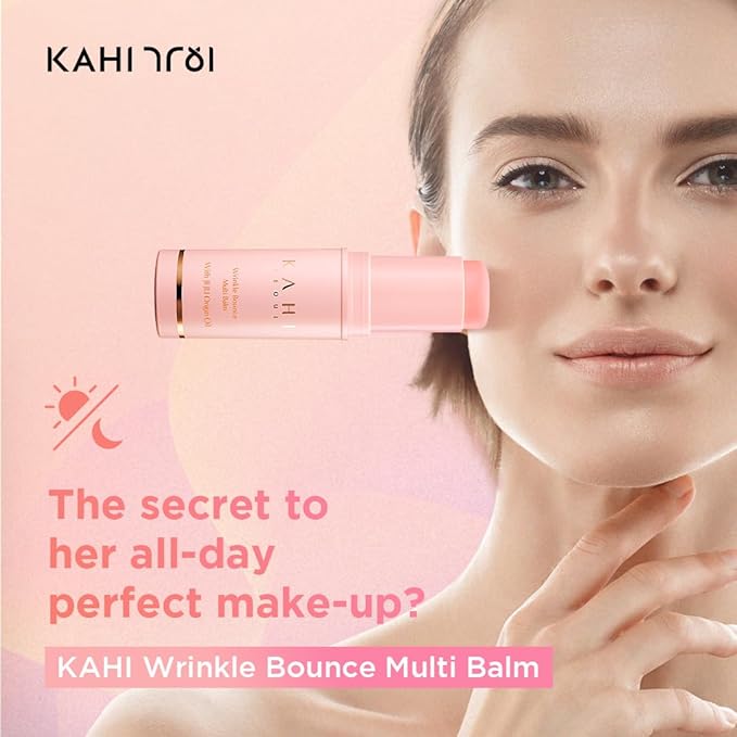 KAHI SOUND OF SEOUL SEOUL Facial Balm With Jeju Origin Oil & Collagen, Hydrate & Manage Wrinkles Around Your Face, Made In Korea, 9g (K Multi Balm)
