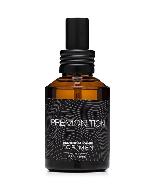 Bedroom Kandi for Men Premonition Pheromone-Enhanced Eau de Parfum Spray 2 oz (60 ml) – Citrus, Neroli & Cedarwood Fragrance – Long-Lasting Cologne for Men, Vegan & Cruelty-Free, Made in USA