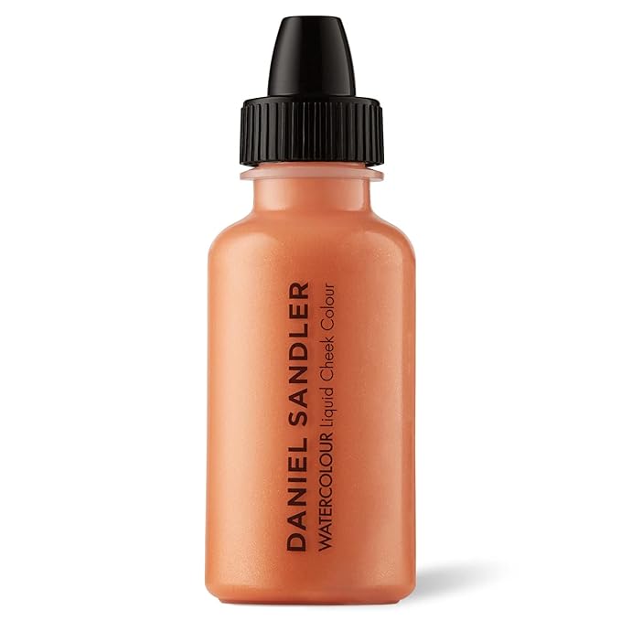 Daniel Sandler WATERCOLOUR LIQUID ILLUMINATOR - 'GRACE' 15ml – Shimmer Liquid Blush for Cheeks Make up, Highlighter – Oil-Free, Lightweight, Buildable & Long-Lasting for Cheeks & Lips