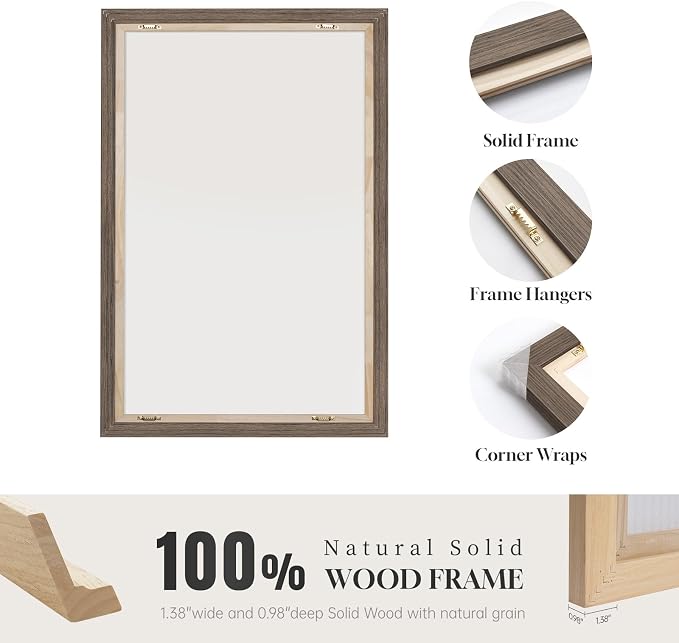 Large Framed Brown Beige Abstract Long Narrow Wall Art for Hallway, 2 Piece | Long narrow, Oversized, Canvas prints, Neutral abstract pictures, Vertical, Brown beige, Modern artwork, Entryway wall decor