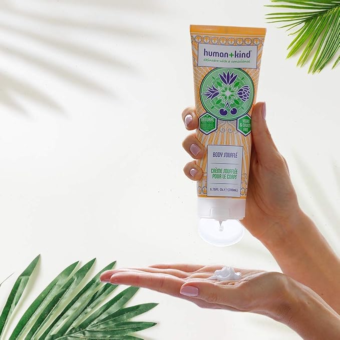 Human+Kind Body Souffle Cream - Tube Unisex 6.76 oz - Pack of 2