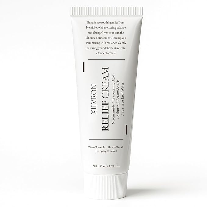 Barrier Cream with Niacinamide, Arbutin & Tranexamic Acid, Korean Skin Care Moisturizer for Soothing Repairing & Blemish Care, Vegan & Gentle Formula for All Skin Types, 1.69 Fl Oz