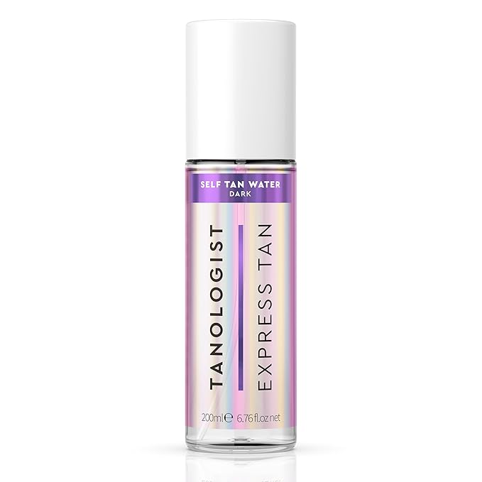 Tanologist Dark Self Tan Water, Clear Self Tanning Water, Streak-Free Tanning Mist, Natural Bronze, No Fake Tan Smell, Long Lasting, Clean Ingredients, 6.76 fl. oz/200 ml Bottle