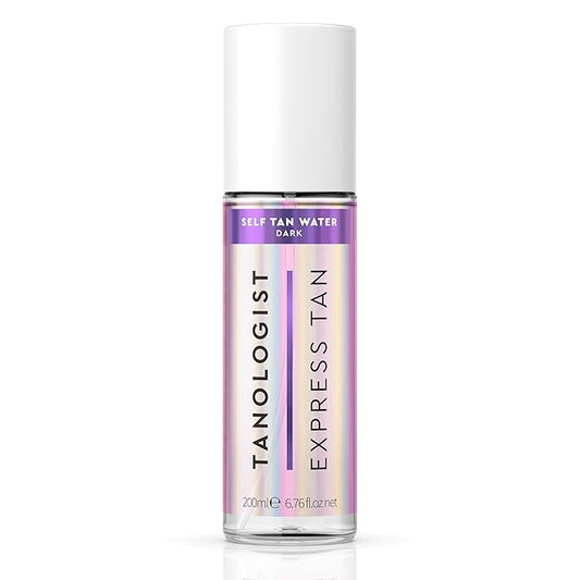 Tanologist Dark Self Tan Water, Clear Self Tanning Water, Streak-Free Tanning Mist, Natural Bronze, No Fake Tan Smell, Long Lasting, Clean Ingredients, 6.76 fl. oz/200 ml Bottle