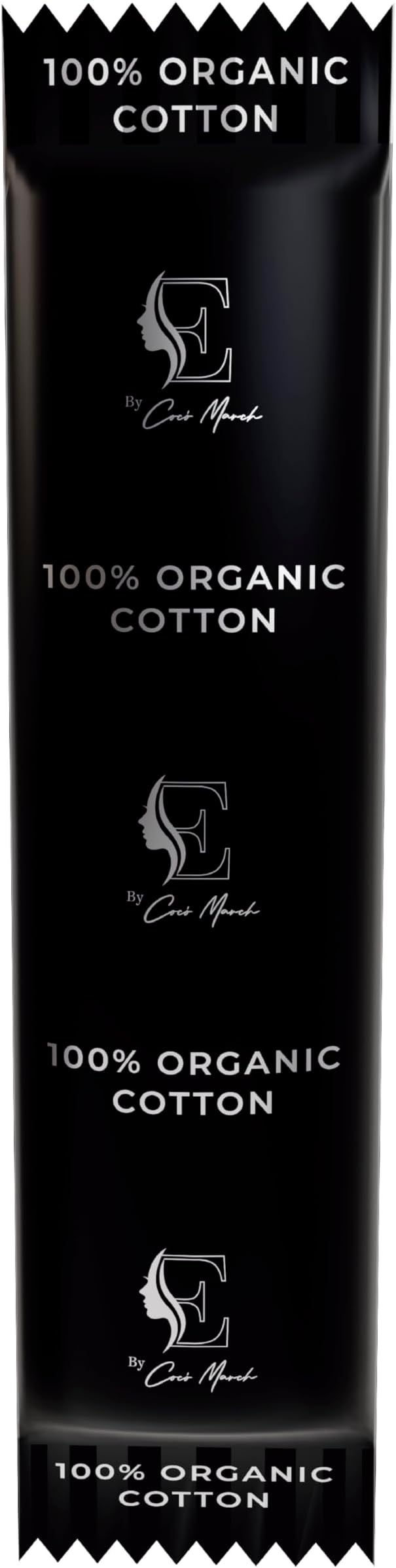 Elixir by Cocó March 100% Organic Cotton Tampons for Women – Hypoallergenic, Biodegradable Tube, High Absorption, Leak Resistant, No Harsh Chemicals - Organic Feminine Care Protection, Super 16 Count