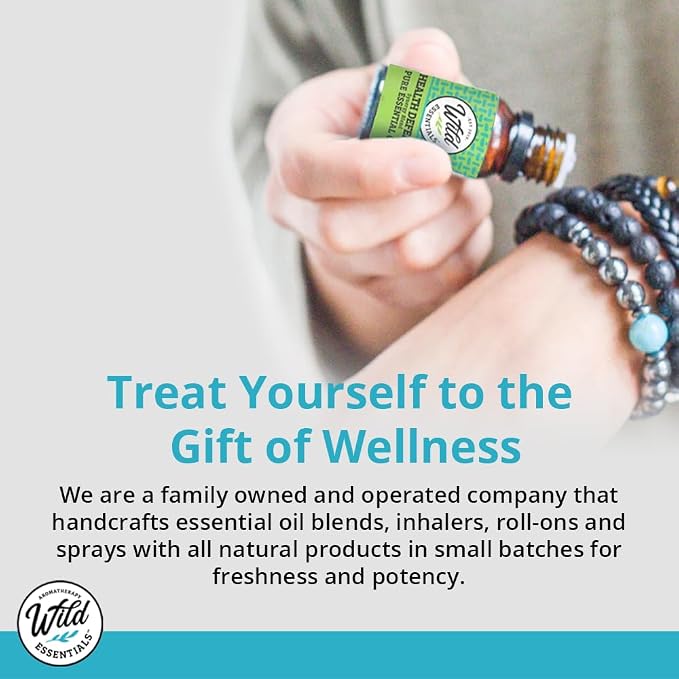Wild Essentials Pink Grapefruit 100% Pure Essential Oil 2 Pack - 10ml, Therapeutic Grade, Made and Bottled in The USA, Uplifting, Energizing